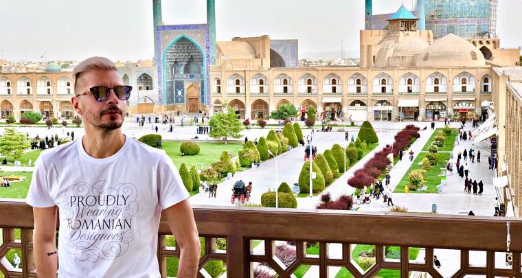 Molecule F Tee in Esfahan, the magic city of Persia