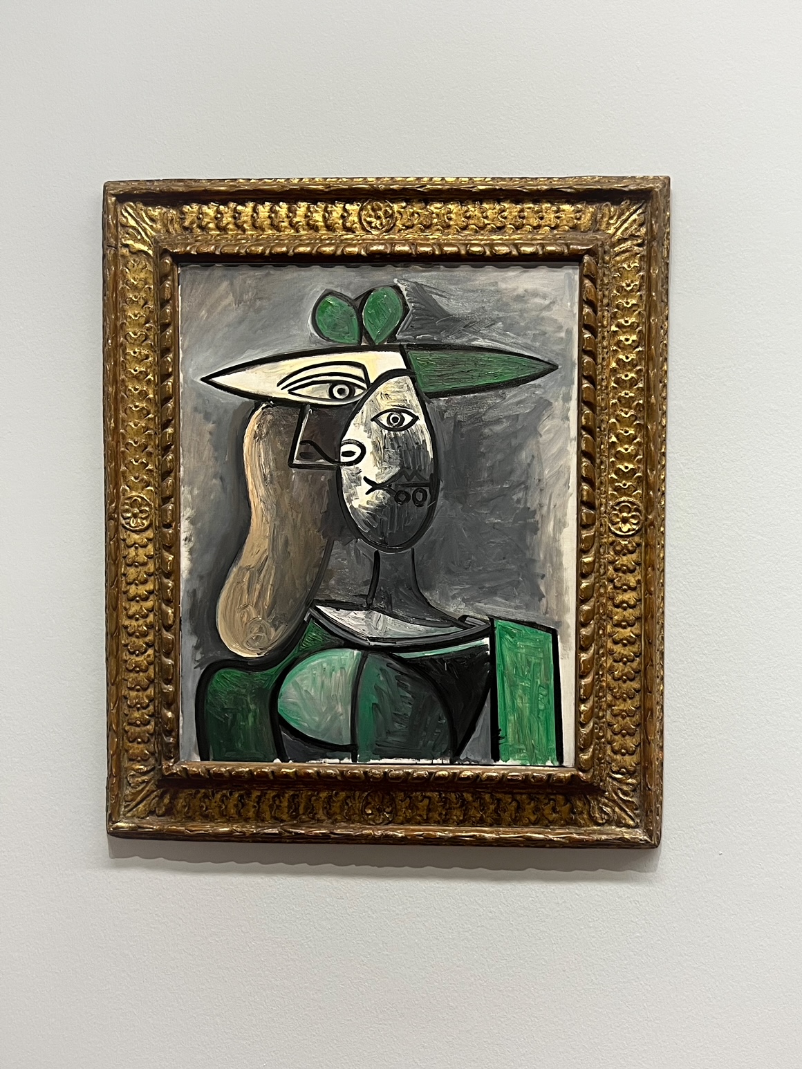 Picasso Woman in a Green Hat
